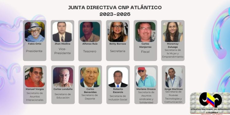 Colegio Nacional de Periodistas (CNP) Atlántico tiene nueva Junta Directiva