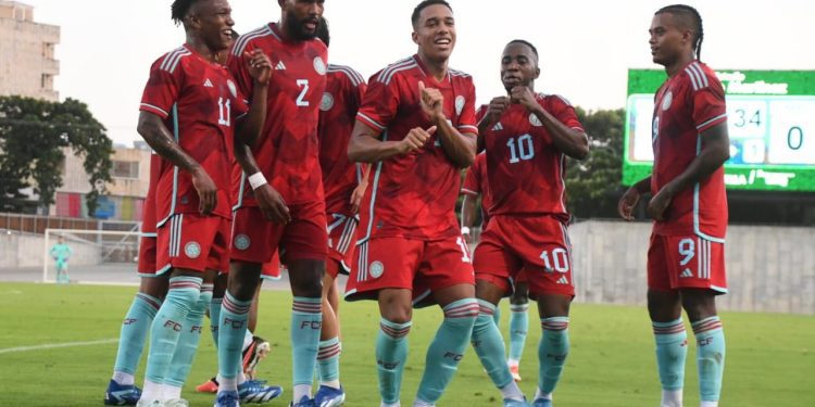 Selección Colombia Sub-23 derrotó a Perú en el Romelio Martínez