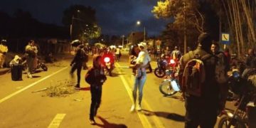 Comunidades indígenas bloquearon la vía panamericana entre Popayán-Cali
