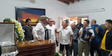 Así se preparan los acordeoneros para dar el último adiós  al maestro Lisandro Meza