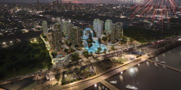 Ambicioso proyecto de vivienda, comercio y turismo frente al Gran Malecón de Barranquilla fue presentado por empresarios a Álex Char
