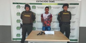 Asegurados dos hombres señalados de portar armas de fuego de manera ilegal en Arauca