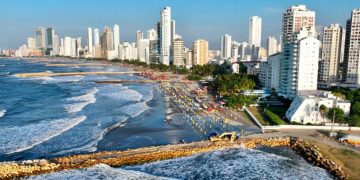 Vídeo | Las impresionantes imágenes que deja el mar de leva en Cartagena