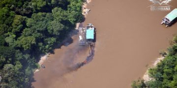 Operación entre Colombia y Brasil contra la explotación ilícita de yacimientos mineros en Amazonas