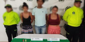 Capturadas dos mujeres y un hombre llevando droga en condones