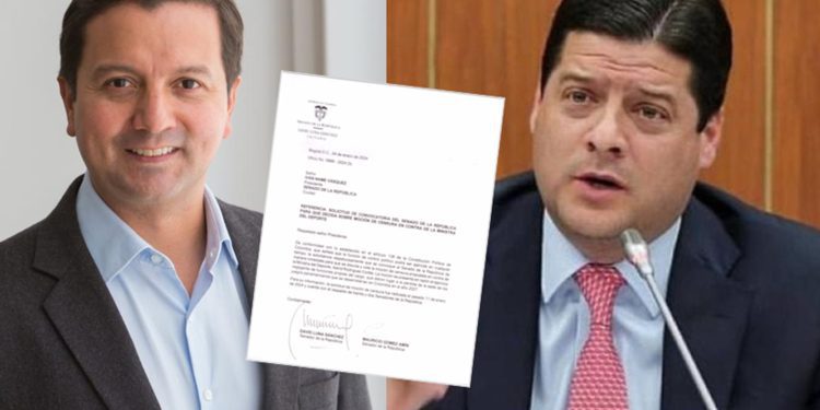 Senadores Gómez Amín y David Luna radican moción de censura contra Ministra del Deporte