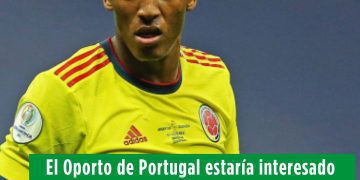 El Oporto de Portugal estaría interesado en Yerri Mina