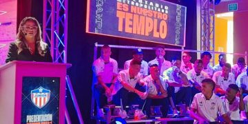 Presentación oficial del plantel del Junior de Barranquilla para el 2024-I