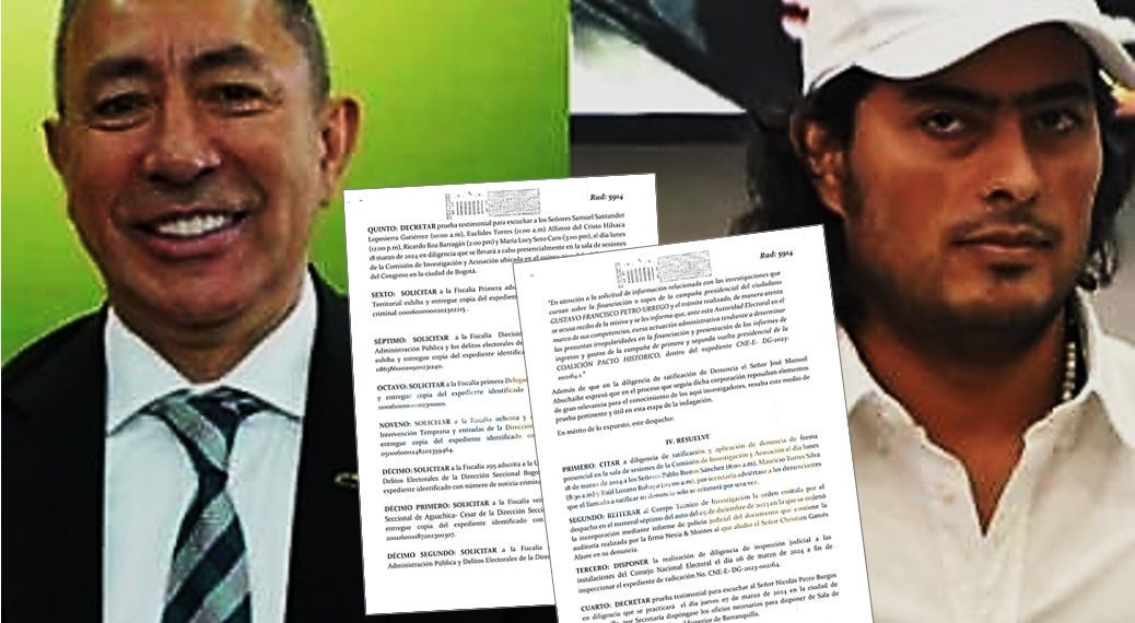 Comisión de Acusación cita a Nicolás Petro y Ricardo Roa por presuntas irregularidades en campaña de Gustavo Petro