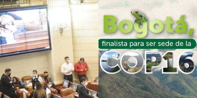 Congresistas de varios partidos piden a Petro que Bogotá sea la sede de la COP16