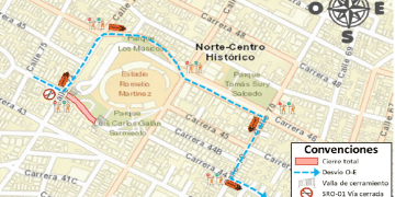 Cierre vial en Barranquilla por coronación de los Reyes del Carnaval