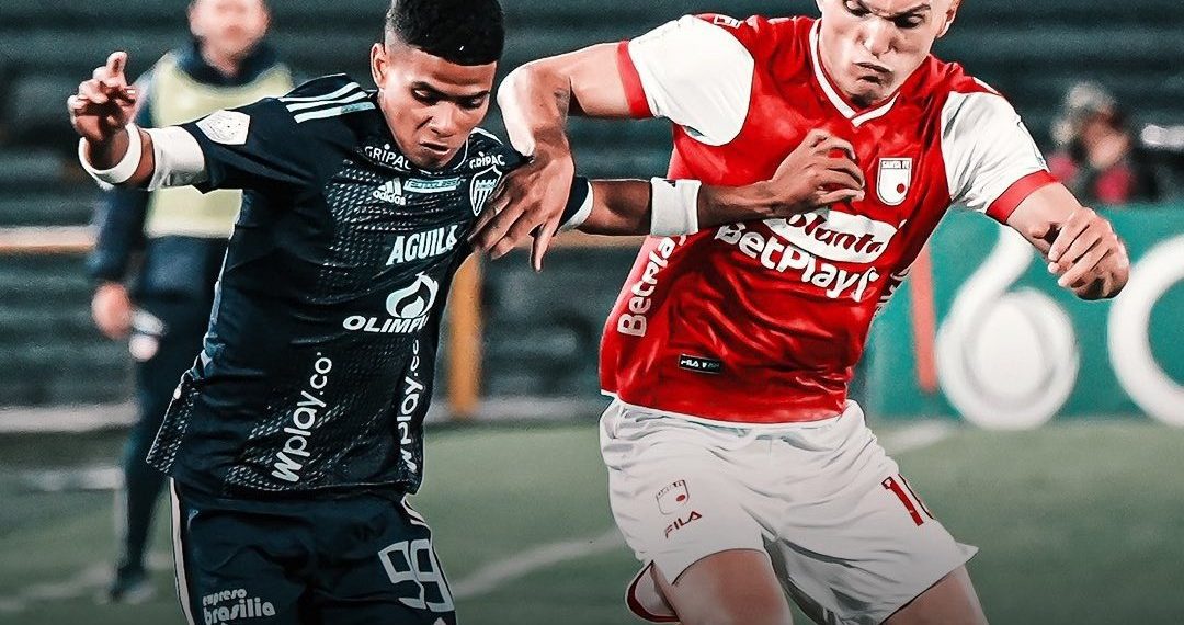 Santa Fe goleó a Junior en Bogotá: El Tiburón sufrió su tercera derrota consecutiva