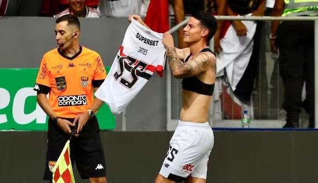 DT de Sao Paulo elogió a James Rodríguez y pidió cautela tras su gol