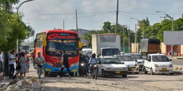 Arrancaron las obras de pavimentación en el tramo de la calle 30 con la 1