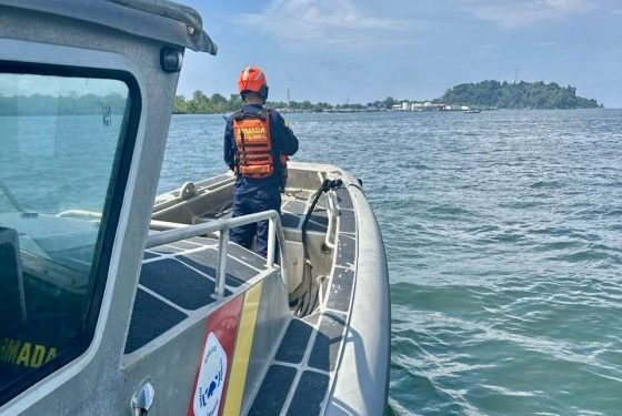 Continúa la búsqueda de una persona desaparecida en la bahía interna del municipio de Tumaco – Nariño