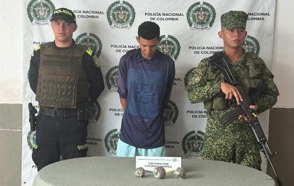 Cayó “Aguapanela” cuando iba a distribuir droga en San Jacinto-Bolívar