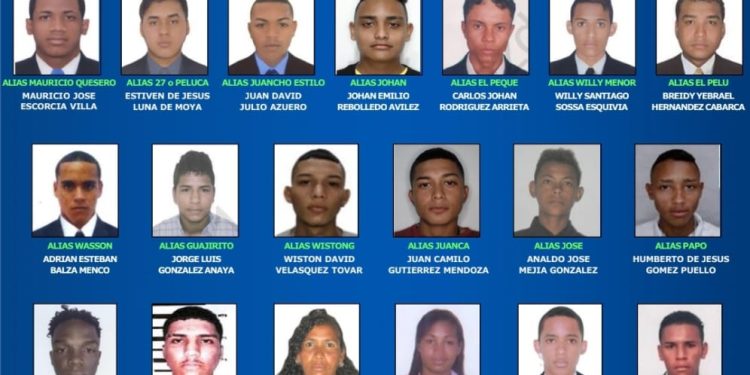 Policía lanzó cartel de los más buscados por homicidio en Barranquilla