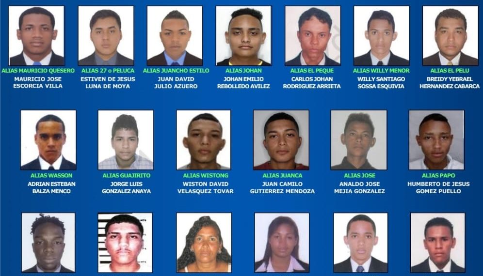 Policía lanzó cartel de los más buscados por homicidio en Barranquilla