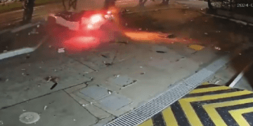 Así fue el accidente que le costó la vida a joven tras estrellarse contra un poste, en Bogotá