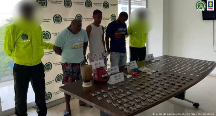 Judicializados tres presuntos expendedores de estupefacientes en Cartagena