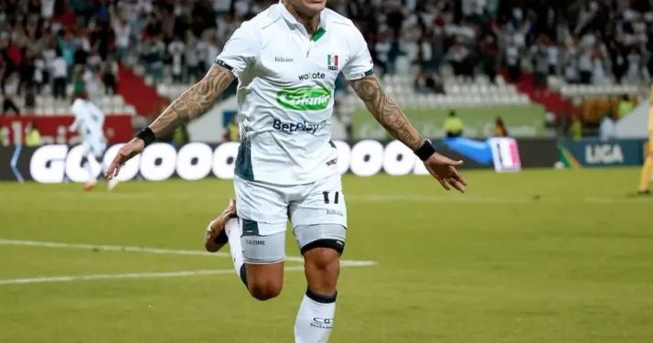 Dayro Moreno, a un gol de igualar el récord como máximo anotador del fútbol colombiano