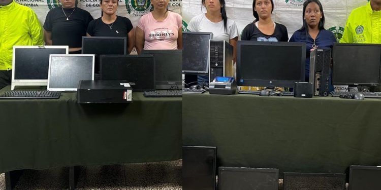 Capturan a seis mujeres por ejercicio ilícito de actividad monopolística de arbitrio rentístico en Barranquilla