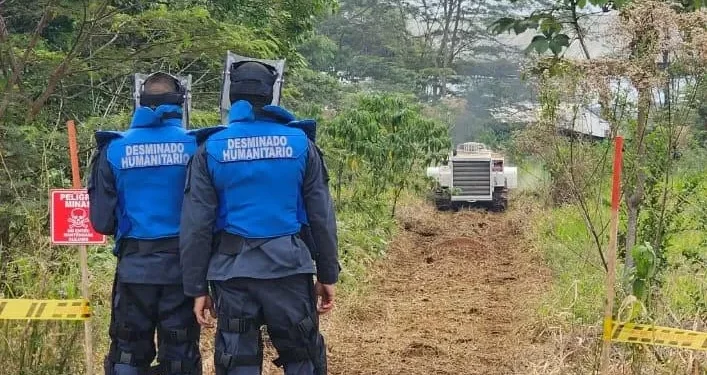 Inician operaciones de desminado humanitario en la que fue denominada zona de distensión en el Meta