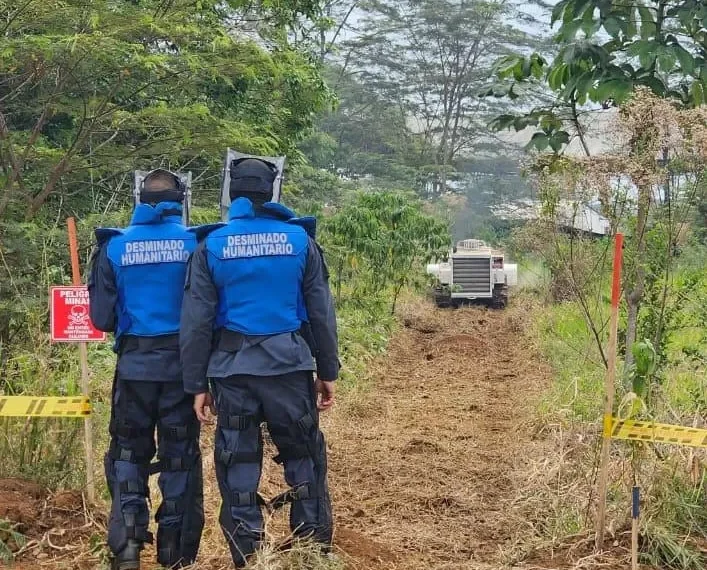 Inician operaciones de desminado humanitario en la que fue denominada zona de distensión en el Meta