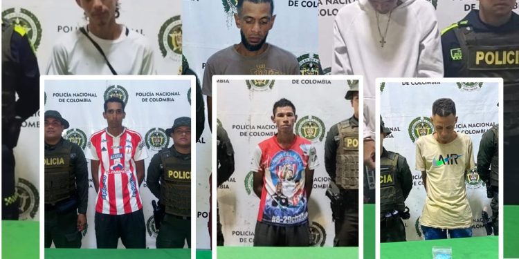Redada en Barranquilla y su área metropolitana dejó 8 personas capturadas y 2 menores aprehendidos por diversos delitos