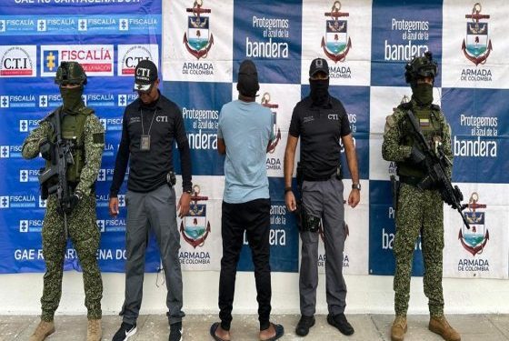 Capturado presunto enlace de organizaciones narcotraficantes en Colombia