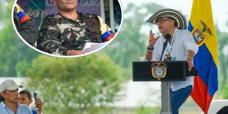 Petro definió a Iván Mordisco como un “traqueto vestido de revolucionario”