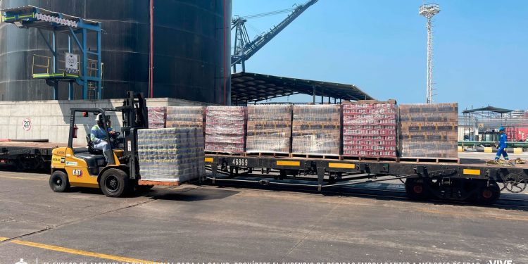 Bavaria transportará 10 mil toneladas de sus productos por las vías férreas del país