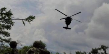 Se accidentó helicóptero del Ejército Nacional en el sur de Bolívar en Colombia, según reportes no hay sobrevivientes