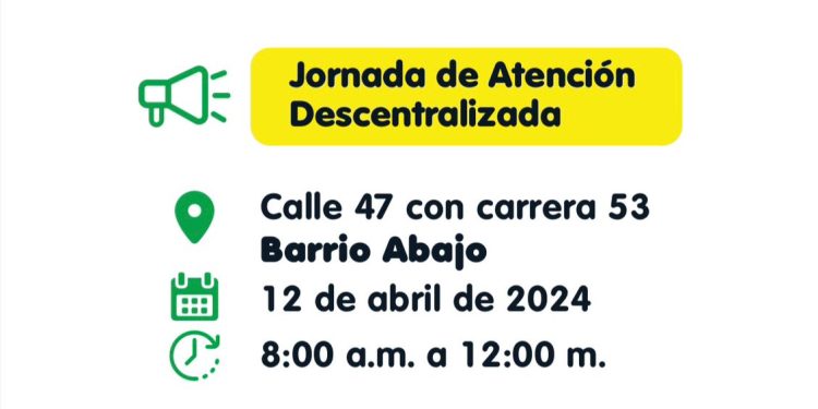 Barrio Abajo y Montecristo, próximo destino de la feria de servicios de la Alcaldía con ‘Vamos Pa’l Barrio’