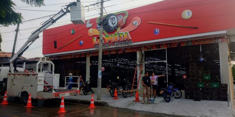 Billares y casinos de Barranquilla fueron cerrados por robo de energía