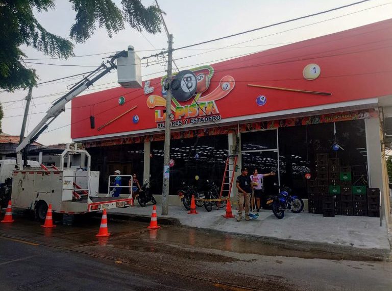 Billares y casinos de Barranquilla fueron cerrados por robo de energía