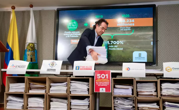 Aumentan los hallazgos de corrupción durante gestión de Daniel Quintero según revela alcalde Medellín