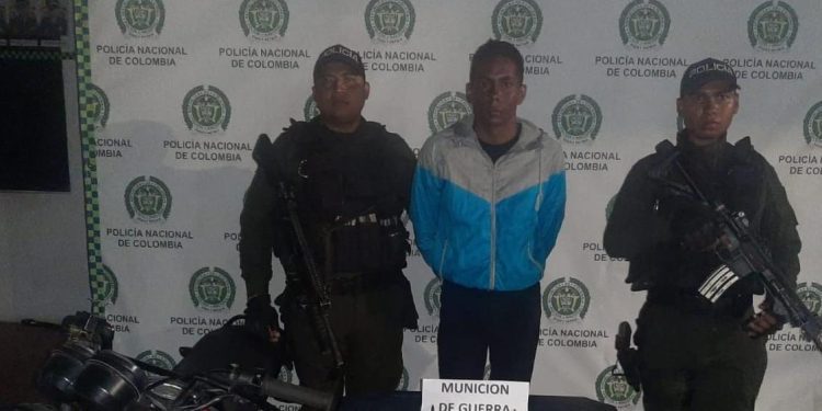 Capturado en La Guajira hombre que transportaba 169 cartuchos para fusil en moto