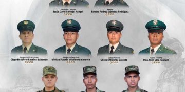 Ellos son los nueve militares que fallecieron en el accidente de un helicóptero del Ejército en el Sur de Bolívar
