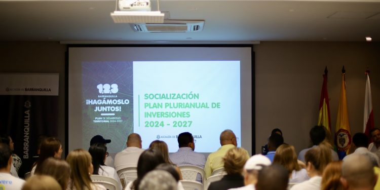 En las 5 localidades de Barranquilla se socializará el Plan Plurianual de Inversiones 2024-2027
