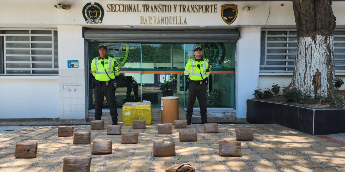 Incautan 7 kilos de marihuana en la vía Juan Mina