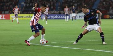 Junior no pudo con Liga de Quito: El Tiburón igualó 1-1 como local