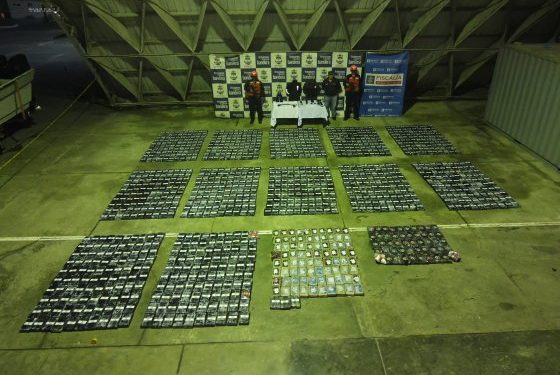 Incautadas más de dos toneladas y media de estupefacientes en el Pacífico colombiano