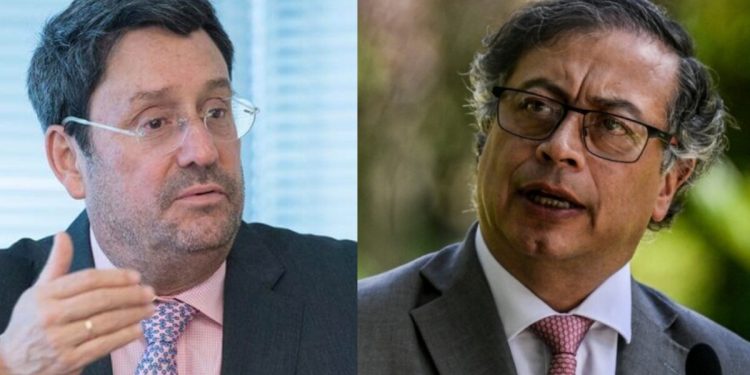 Contundente respuesta del exvicepresidente Pacho Santos a insultos de Petro