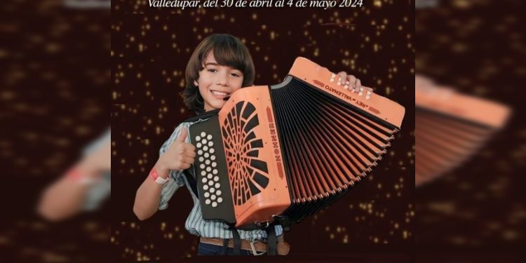 Aram Joel Calderón Díaz, un prodigio del acordeón, representará a Barranquilla en el Festival de la Leyenda Vallenata
