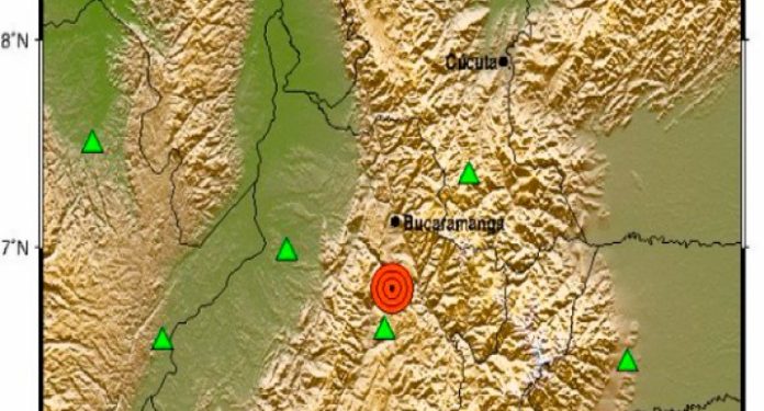 Se registró un sismo de 4.4 en Colombia