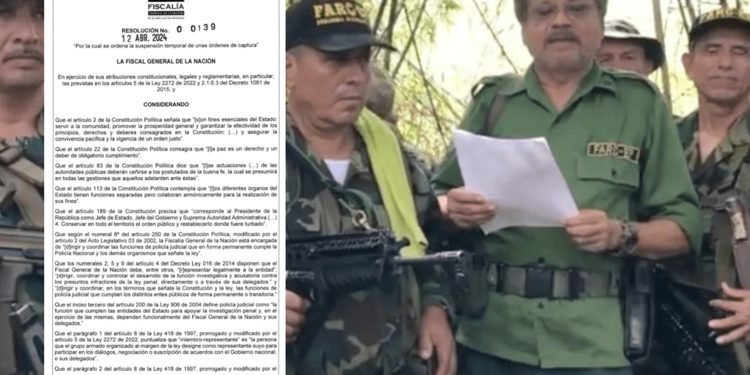 Suspendidas 9 ordenes de captura: ¿La Fiscal general a los pies de los criminales de la segunda Marquetalia?