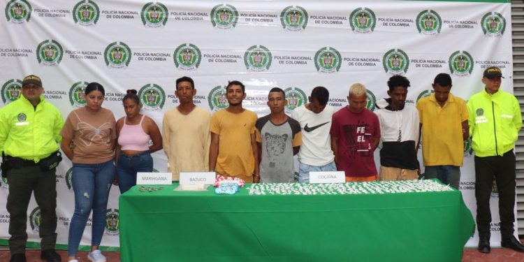 Policía desarticuló a “Los Rancheros”, dedicados al microtráfico en Ciénaga y Pueblo Viejo