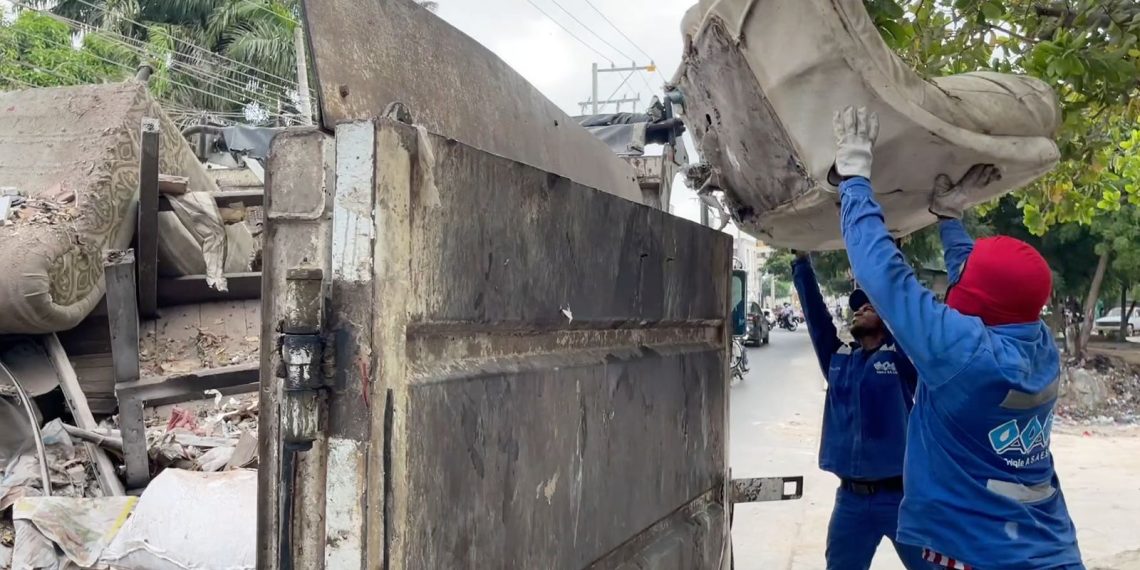 Segunda jornada de recolección de residuos de gran tamaño