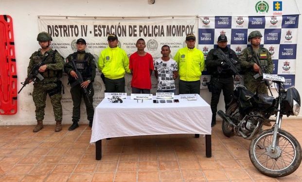 Por porte de armas seis hombres fueron enviados a la cárcel en Bolívar